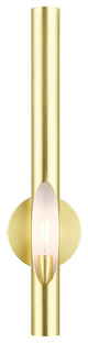 Satin Brass Contemporary, Minimal, Industrial, Urban, Sleek Single Sconce