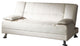 Adjustable Sofa, Black Pu, Fire Proof Foam, Meta Black