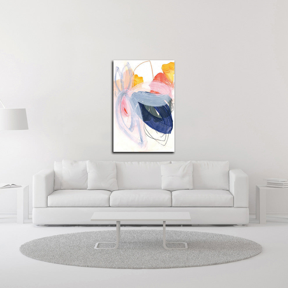 Abstract Painting XVII by Iris Lehnhardt, Print on Canvas, 16" x 24"