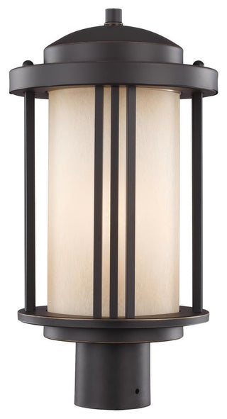 Generation Lighting Lighting 1-Light Outdoor Post Lantern, Bronze