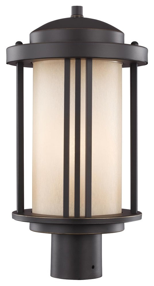 Generation Lighting Lighting 1-Light Outdoor Post Lantern, Bronze