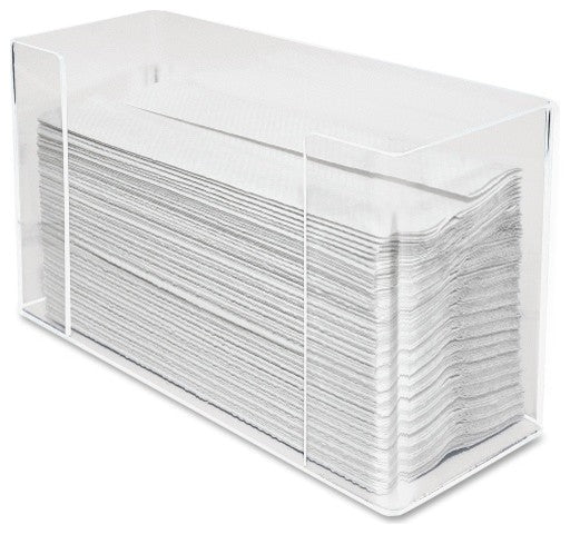 Kantek Paper Towel Dispenser, Clear Acrylic