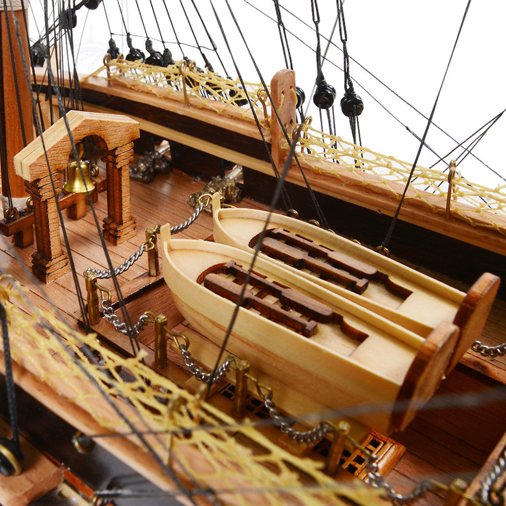 Uss Constitution Medium Museum-quality Fully Assembled Wooden Model Ship