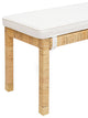 Amara Natural Woven Rattan Bench - Natural