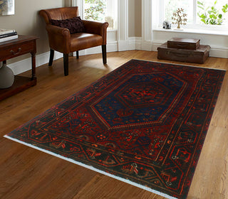 Semi-Antique Zadie Navy Rug