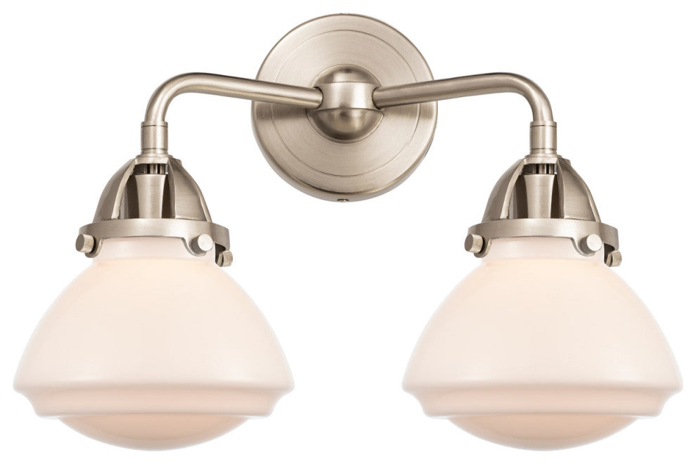 Innovations 288-2W-SN-G321 2-Light Bath Vanity Light, Brushed Satin Nickel