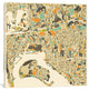 "Abstract City Map of San Diego" by Jazzberry Blue, 12x12x1.5