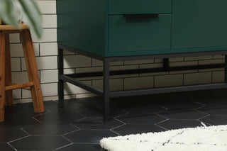 Home Living 22" Modern Green-Light Bathroom Vanity
