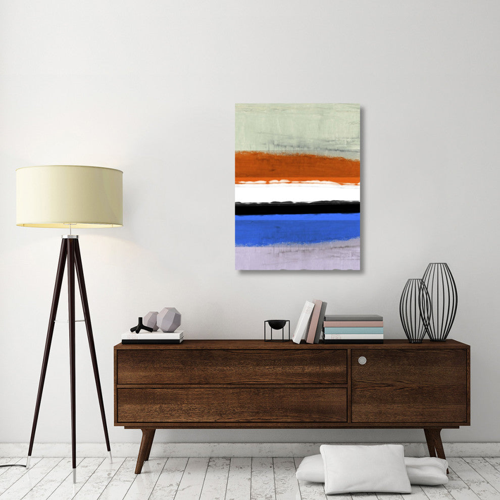"Abstract Stripe Theme White And Black" Fine Art Print