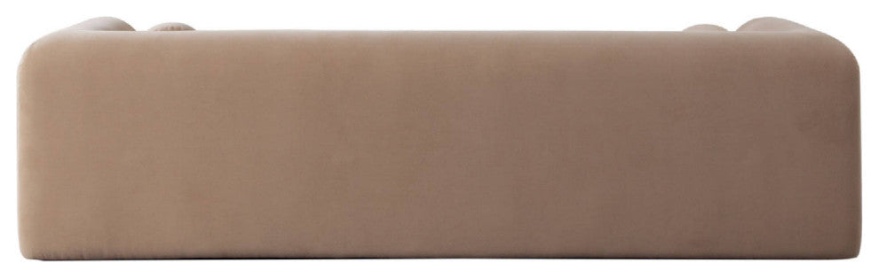 Form Sofa in Camel Performance Velvet by Diamond Sofa