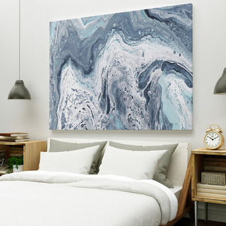 Calm Sea Abstract - 72 x 54 by Julie DeRice