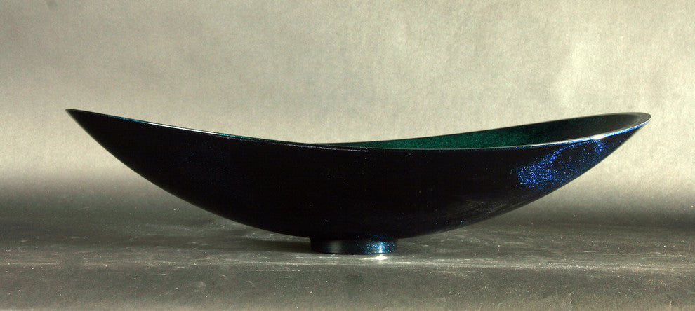 Pert Infinity Starlight Vessel Sink, Blue and Green, Blue and Green Starlight