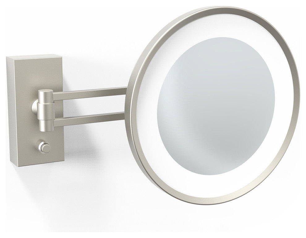 WS 36 Magnifying Makeup Mirror in Matte Nickel w/ LED Light