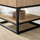 Alistair Vanity, North American Oak, Matte Black Hardware, 24", With Mirror