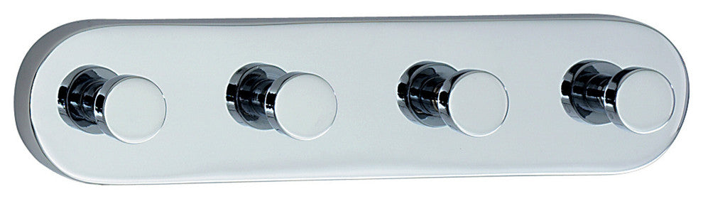 Loft Quadruple Hook Chrome