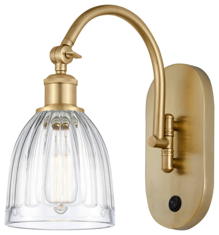 Innovations 518-1W-SG-G442 1 Light 5.75" Sconce, Satin Gold
