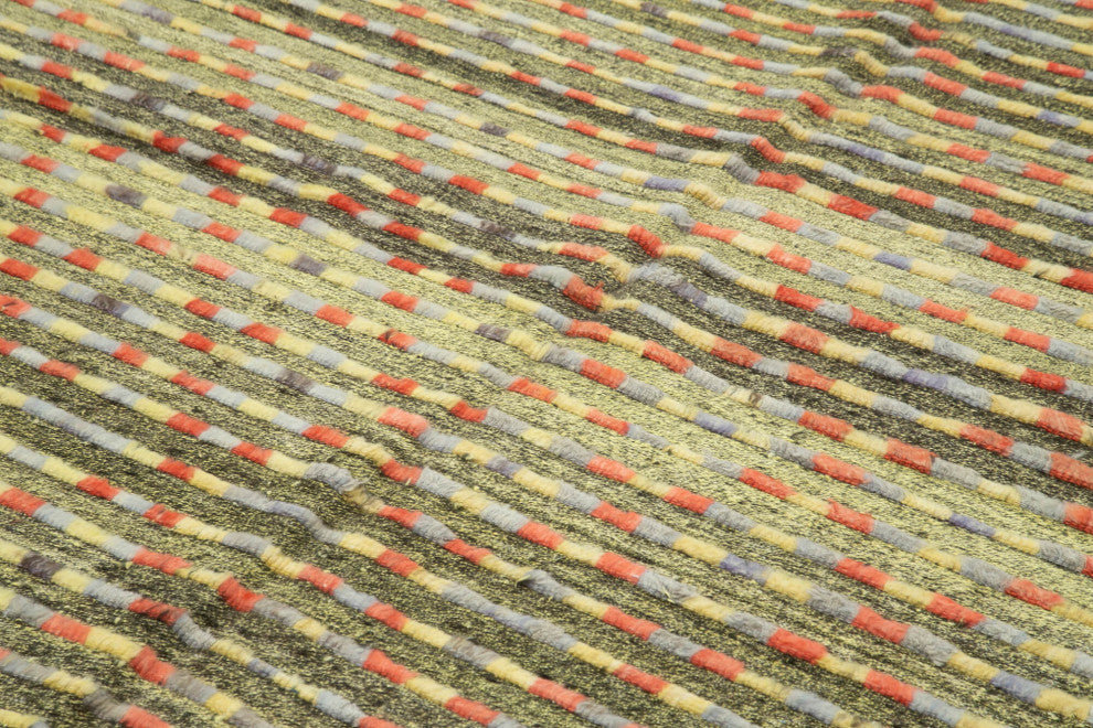 Rug N Carpet - Handwoven Turkish 8' 6'' x 11' 5'' Flatweave Wool Kilim Rug