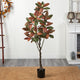 5' Fall Magnolia Artificial Tree