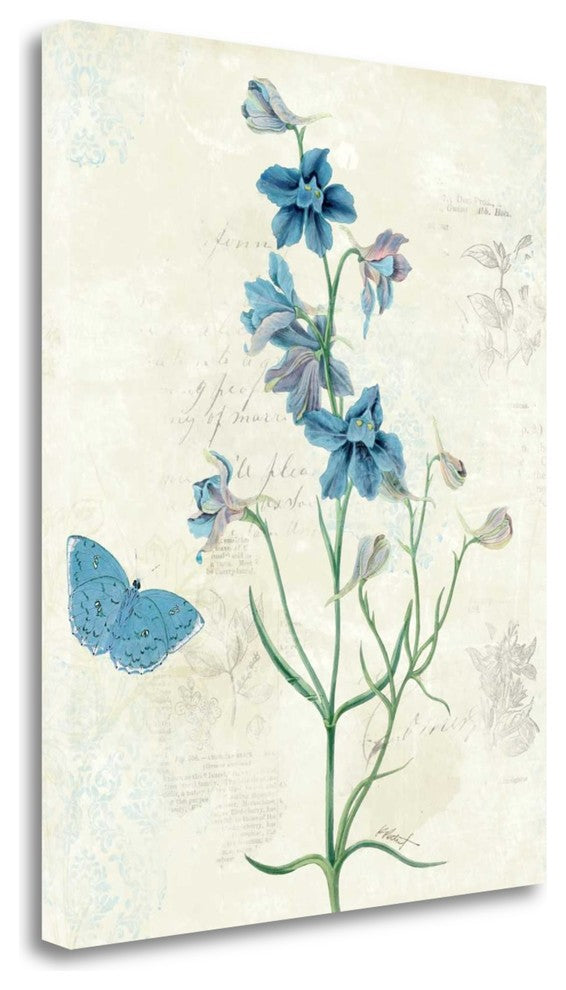 "Booked Blue II" By Katie Pertiet, Giclee Print on Gallery Wrap Canvas