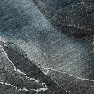 Premium Machine Washable Mayfield AMF503 Blue 5' x 7'6" Rug