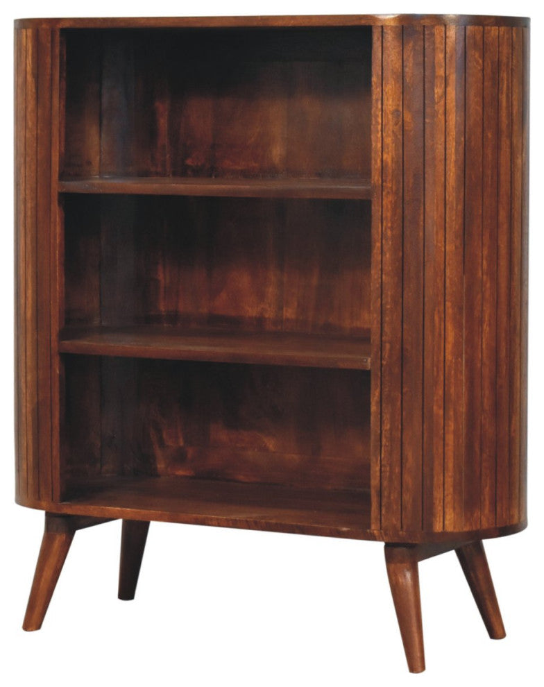 Full product on white background, front-angled view showing interior shelves.