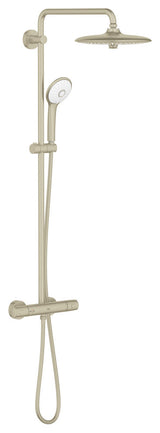Grohe 26 128 2 Euphoria Thermostatic Shower System - Brushed Nickel Infinity