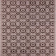 Ahgly Company Indoor Square Mid-Century Modern Area Rugs, 7' Square