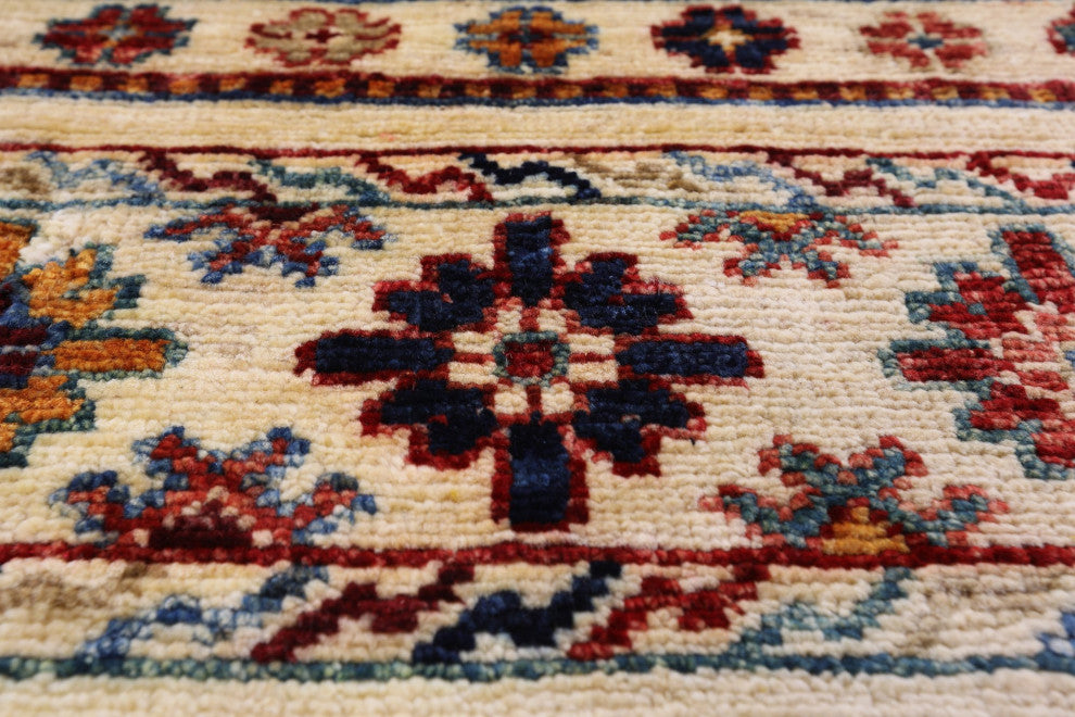 Handmade Tribal Persian Gabbeh Wool Rug 4' 10" X 7' 3" Q5674