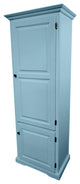 Single Kitchen Pantry Cabinet, Interesting Aqua