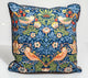 William Morris "Strawberry Thief" pillow cover, designer pillow cover, 22"x22"