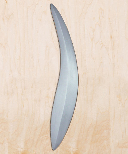Leaf 18" Entryway Door Pull, Polished Pewter