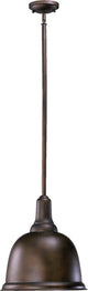 14" 1-Light Dome Pendant Oiled Bronze
