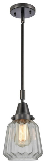 INNOVATIONS LIGHTING 447-1S-BK-G142-LED Chatham Mini Pendant