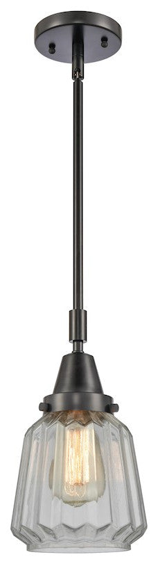 INNOVATIONS LIGHTING 447-1S-BK-G142-LED Chatham Mini Pendant