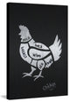 "Chicken Formation" Painting Print on Brushed Aluminum, 16"x24"