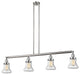 Innovations Lighting 214-Sn-S-G194 4 Light 48" Adjustable Island Light