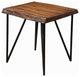 Live Edge End/Lamp Table, Light Walnut