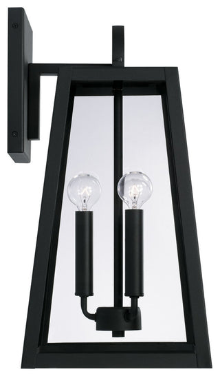Capital Lighting Leighton 3-Light Outdoor Wall-Lantern 943732BK Black