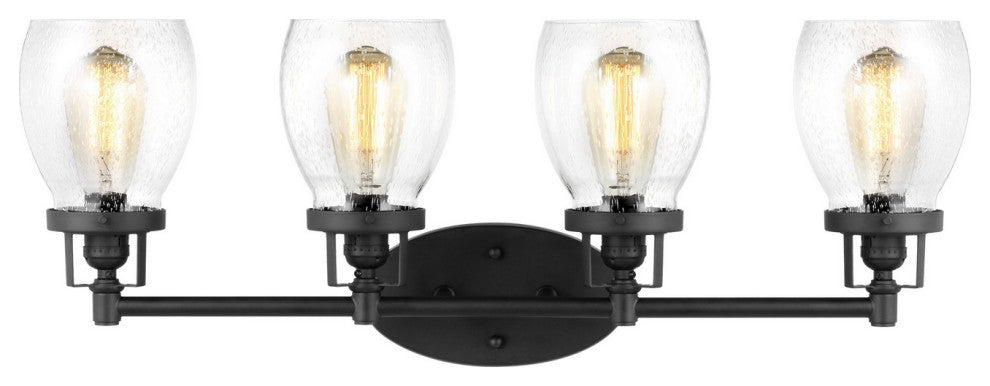 Belton 4-Light Wall / Bath, Midnight Black