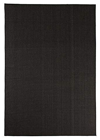 Outdoor Collection Accent Area Rug - Bacteria Resistant Rug, Charcoal, 7'10"x10'