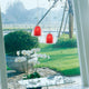 Light Monorail, Clear Glass Over Gun Metal Shade With White Painted