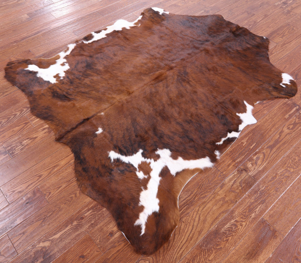 Natural Cowhide Rug 6' 4" X 5' 10" C1922