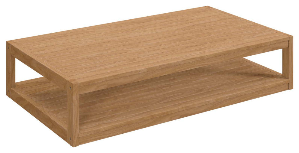 Carlsbad Teak Wood Outdoor Patio Coffee Table