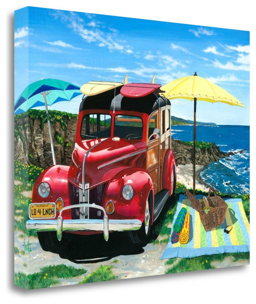 "Palisades Picnic" By Scott Westmoreland, Giclee Print on Gallery Wrap Canvas