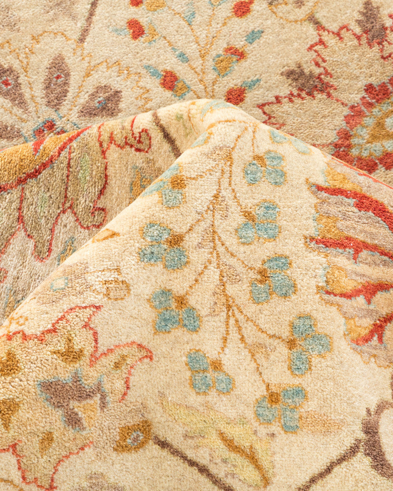 Samara, One-of-a-Kind Hand-Knotted Area Rug Ivory, 8'2"x10'1"