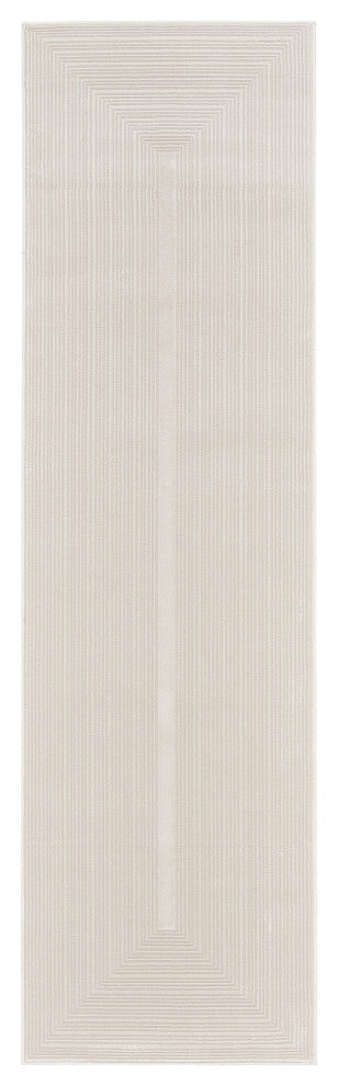 Calvin Klein CK024 Irradiant 2' x 6' Ivory Modern Indoor Rug