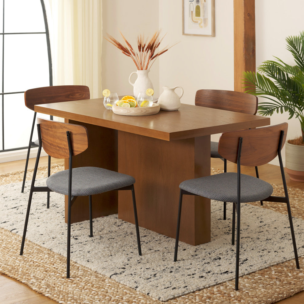 Safavieh Assana Dining Table, Natural Brown, Natural Brown