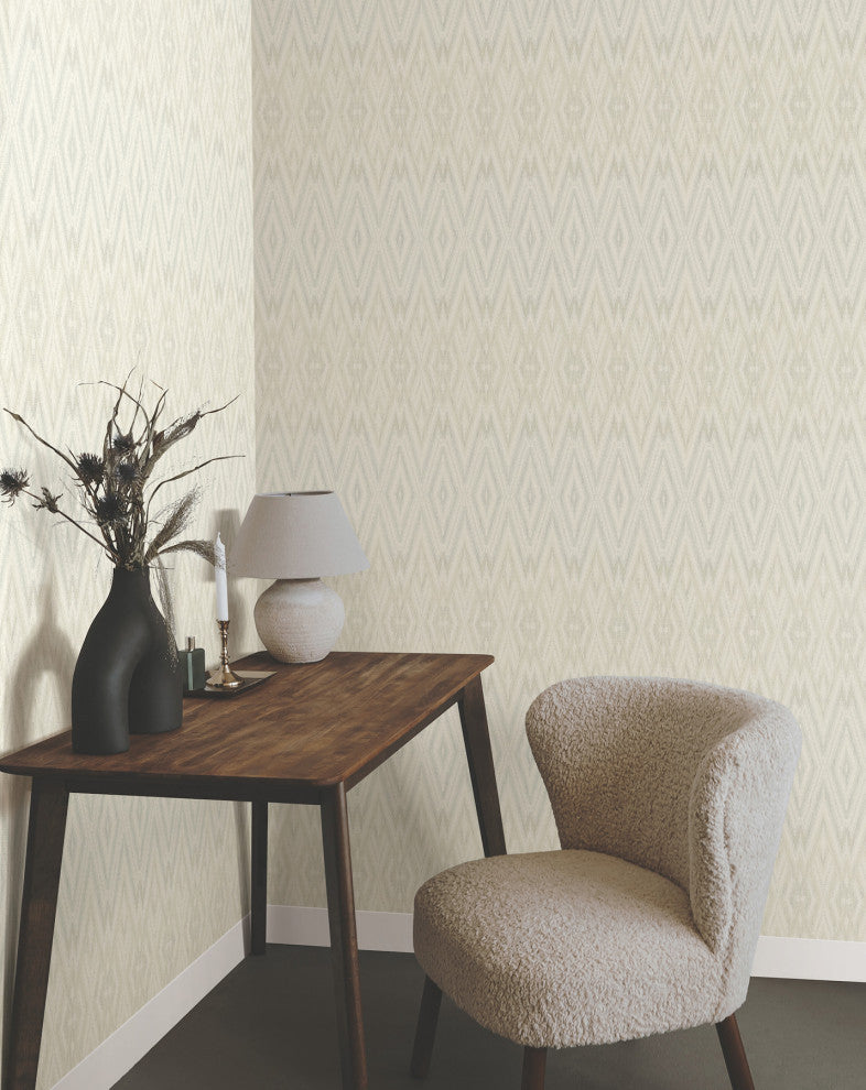 Light Neutral Diamond Marquise Wallpaper