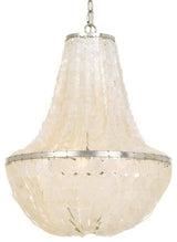 Crystorama Brielle 6-Light Chandelier, Antique Silver