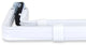 Lockseam Double Curtain Rod 28-48", White